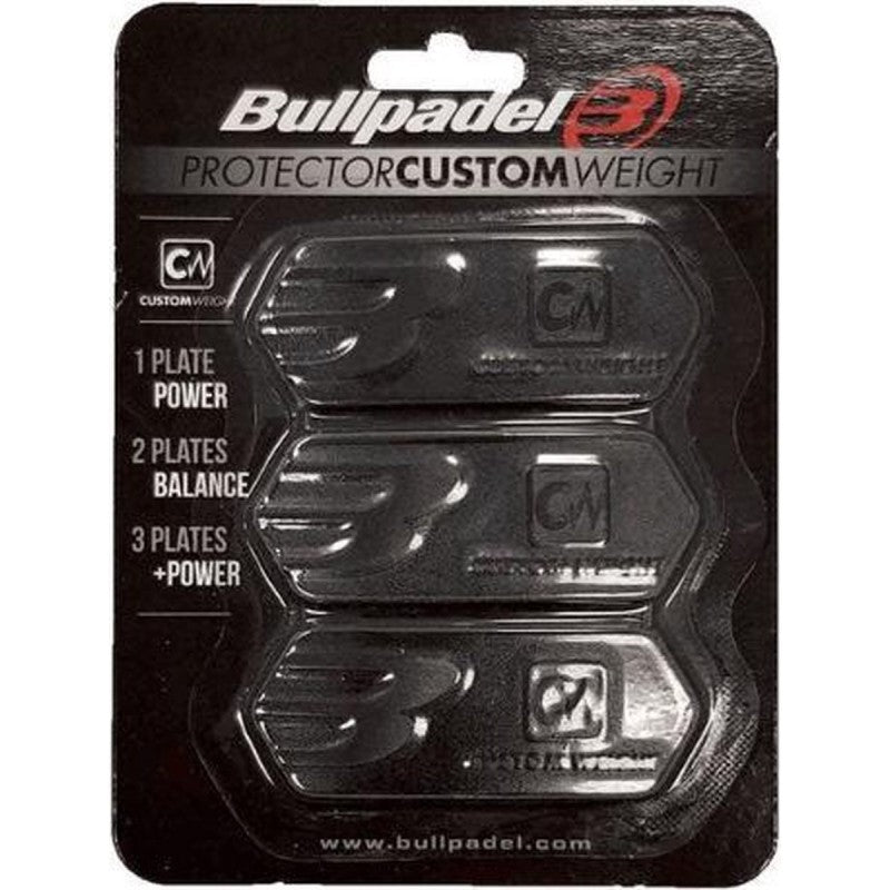 BULLPADEL PROTECTOR CUSTOM WEIGHT - ZWART