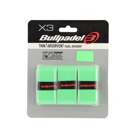 BULLPADEL COMFORT ABSORBENT OVERGRIP - GROEN