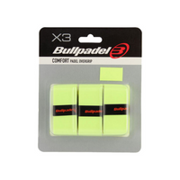 BULLPADEL COMFORT ABSORBENT OVERGRIP - NEON GEEL