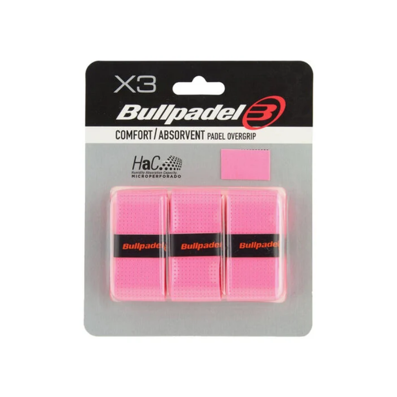 BULLPADEL COMFORT ABSORBENT OVERGRIP - ROZE