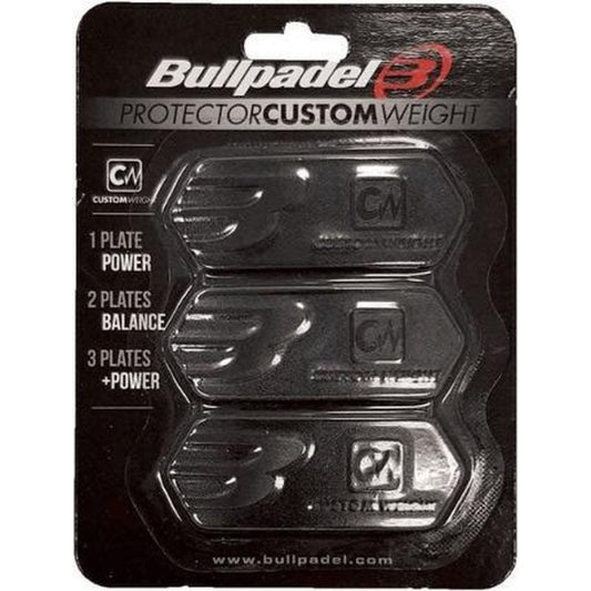 BULLPADEL PROTECTOR CUSTOM WEIGHT - ZWART